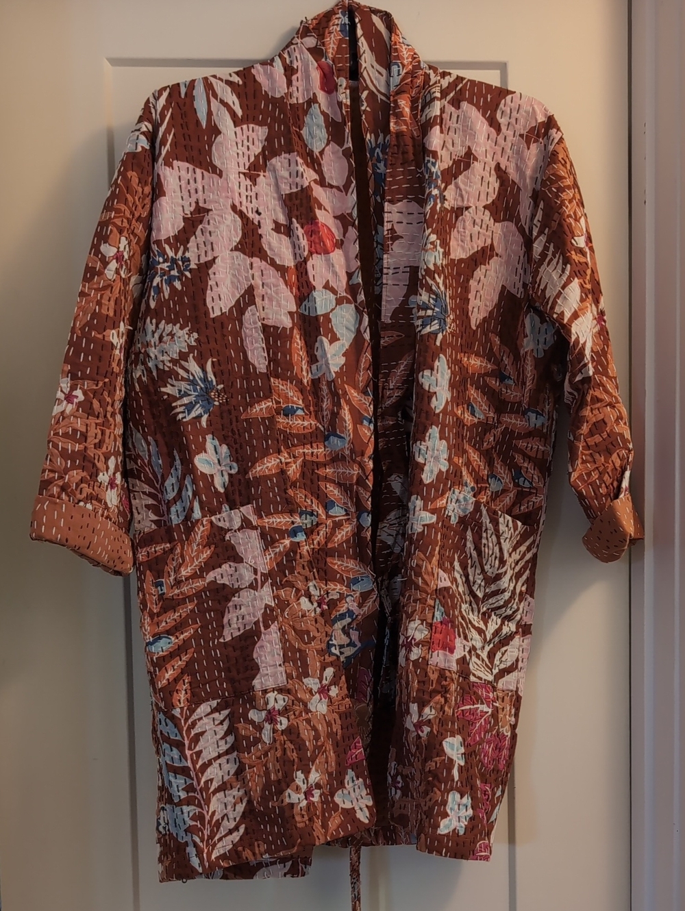 Kantha Jacket with Belt